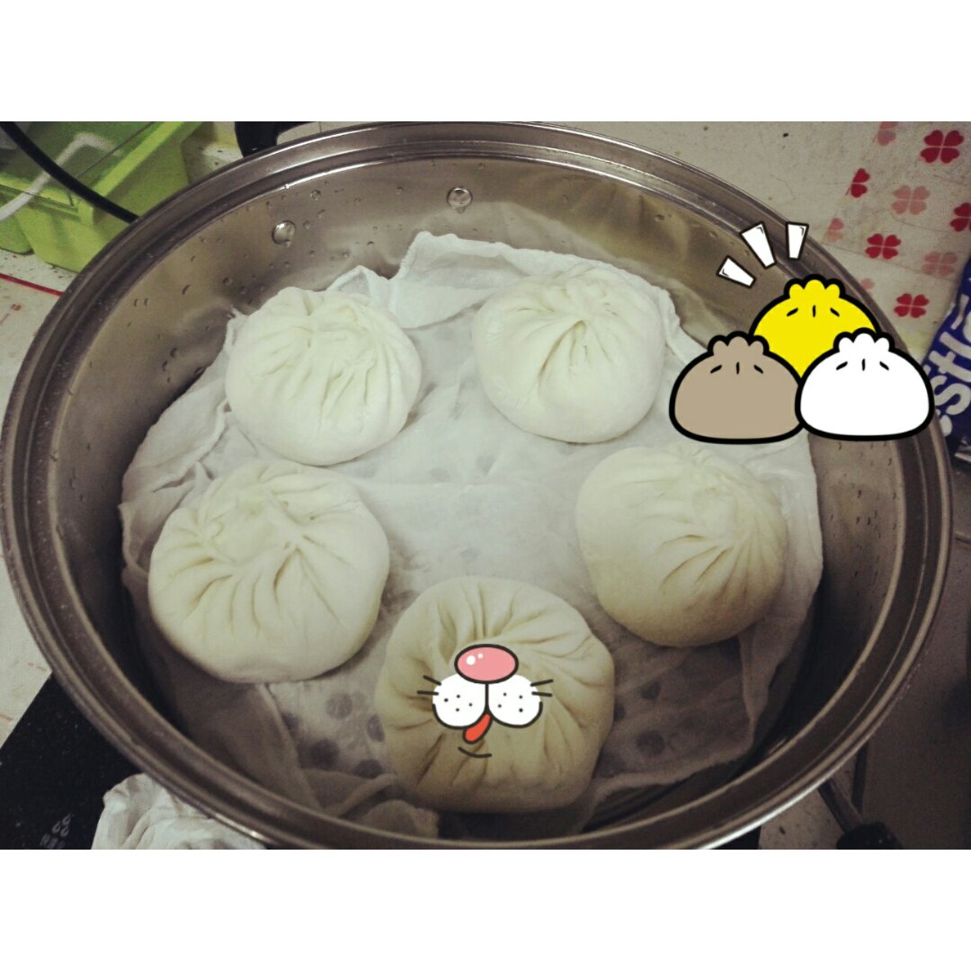 西葫芦鸡蛋素馅包子