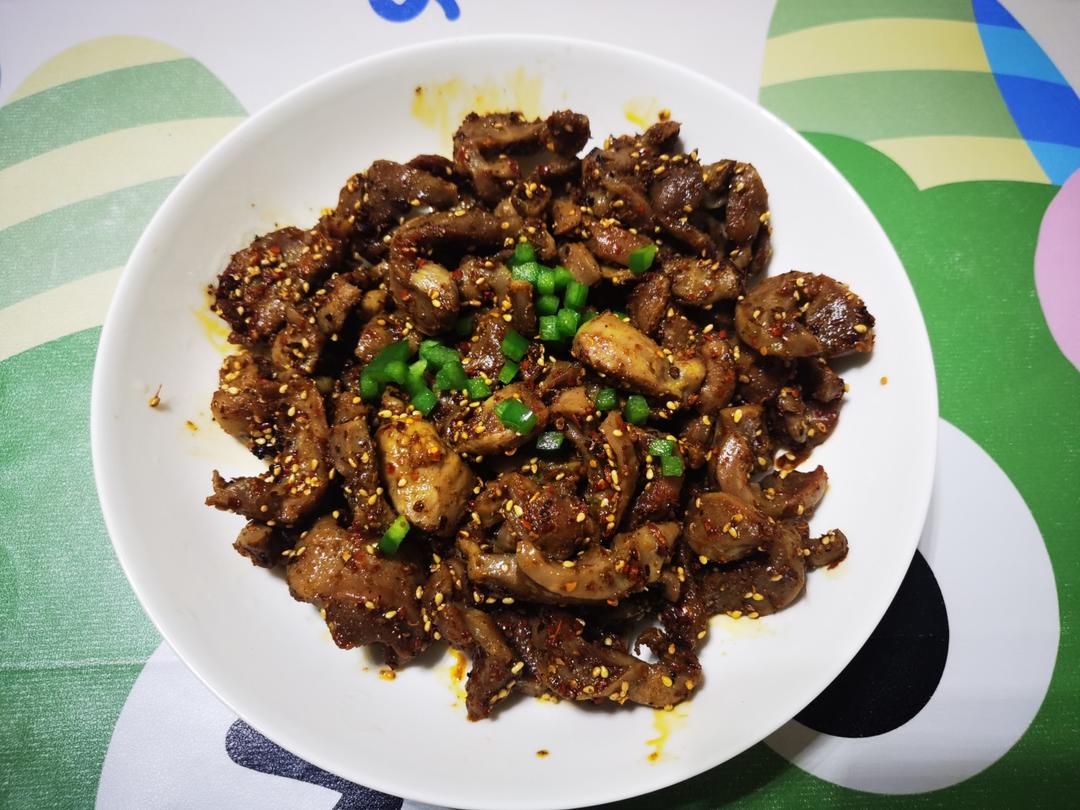 孜然鸡胗