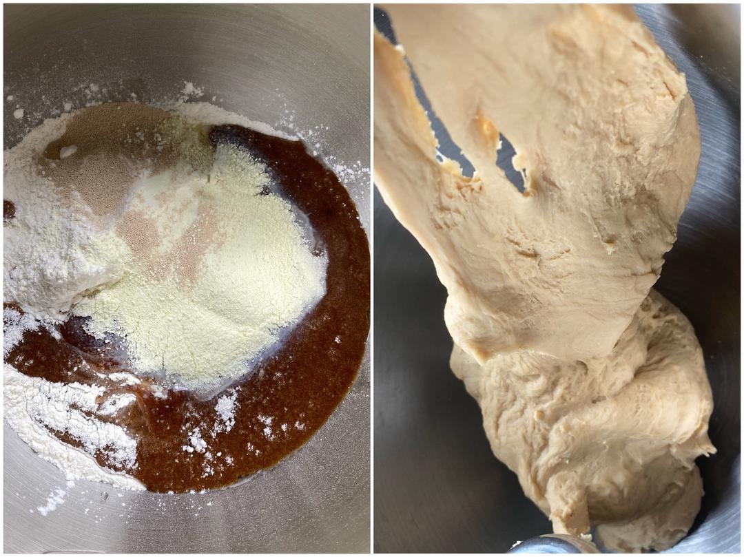 纯奶手撕吐司的做法 步骤1