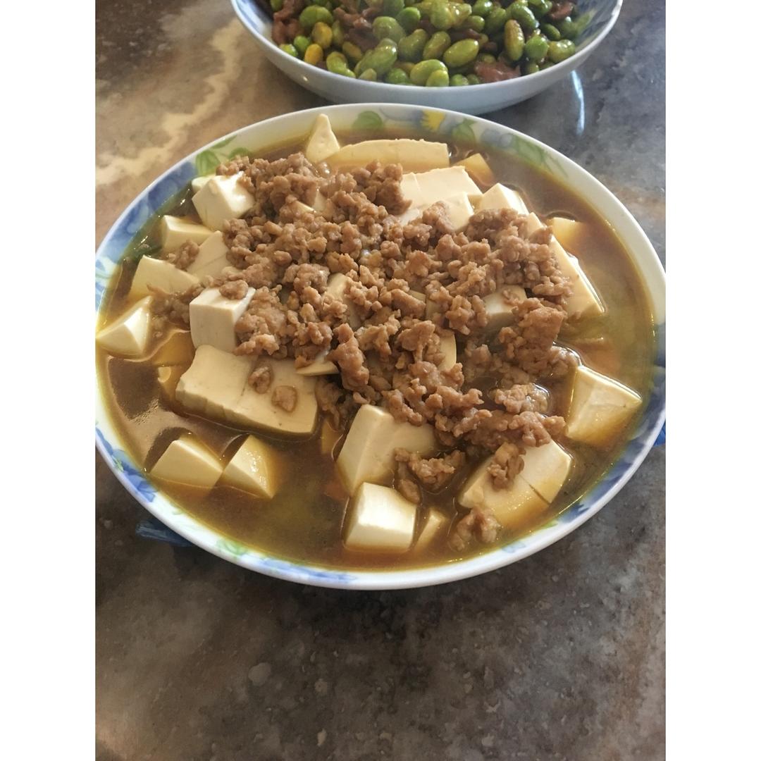 肉末蒸豆腐