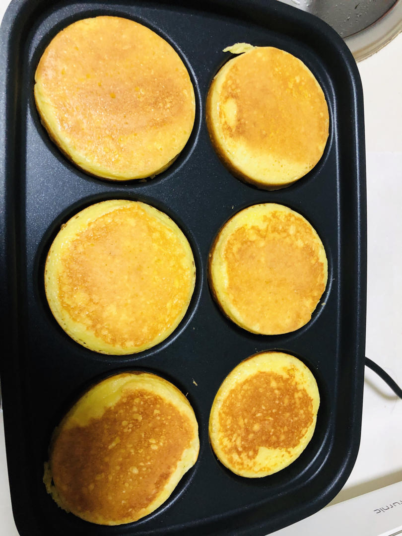 鸡蛋玉米饼、玉米松饼、玉米粑（剥玉米）