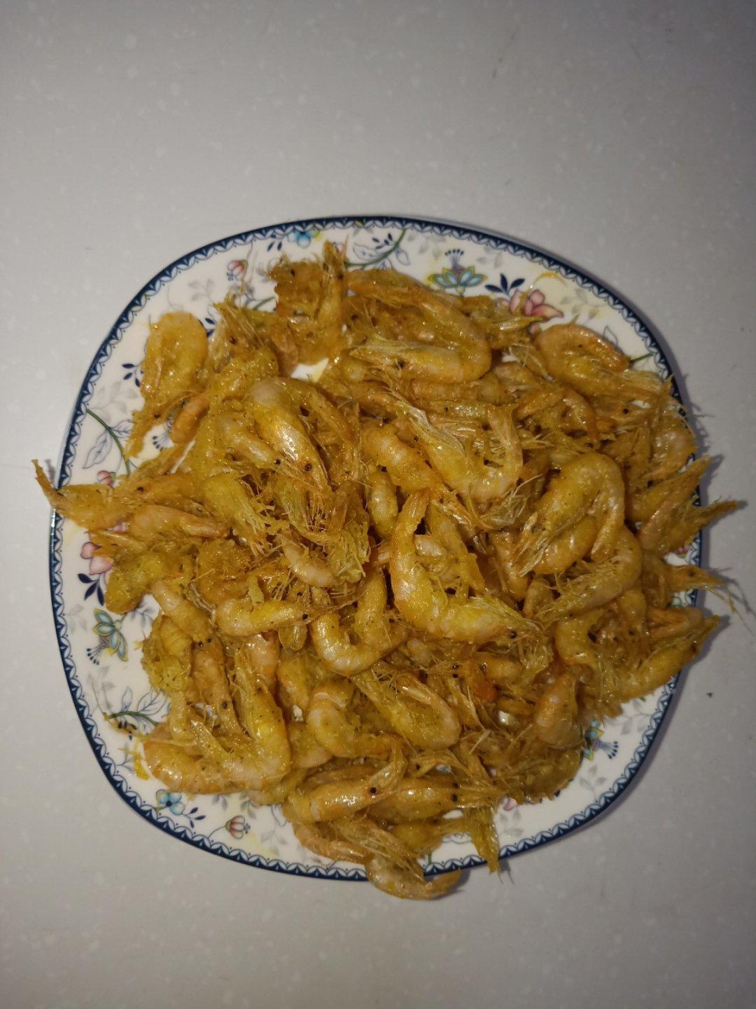 油炸小海虾