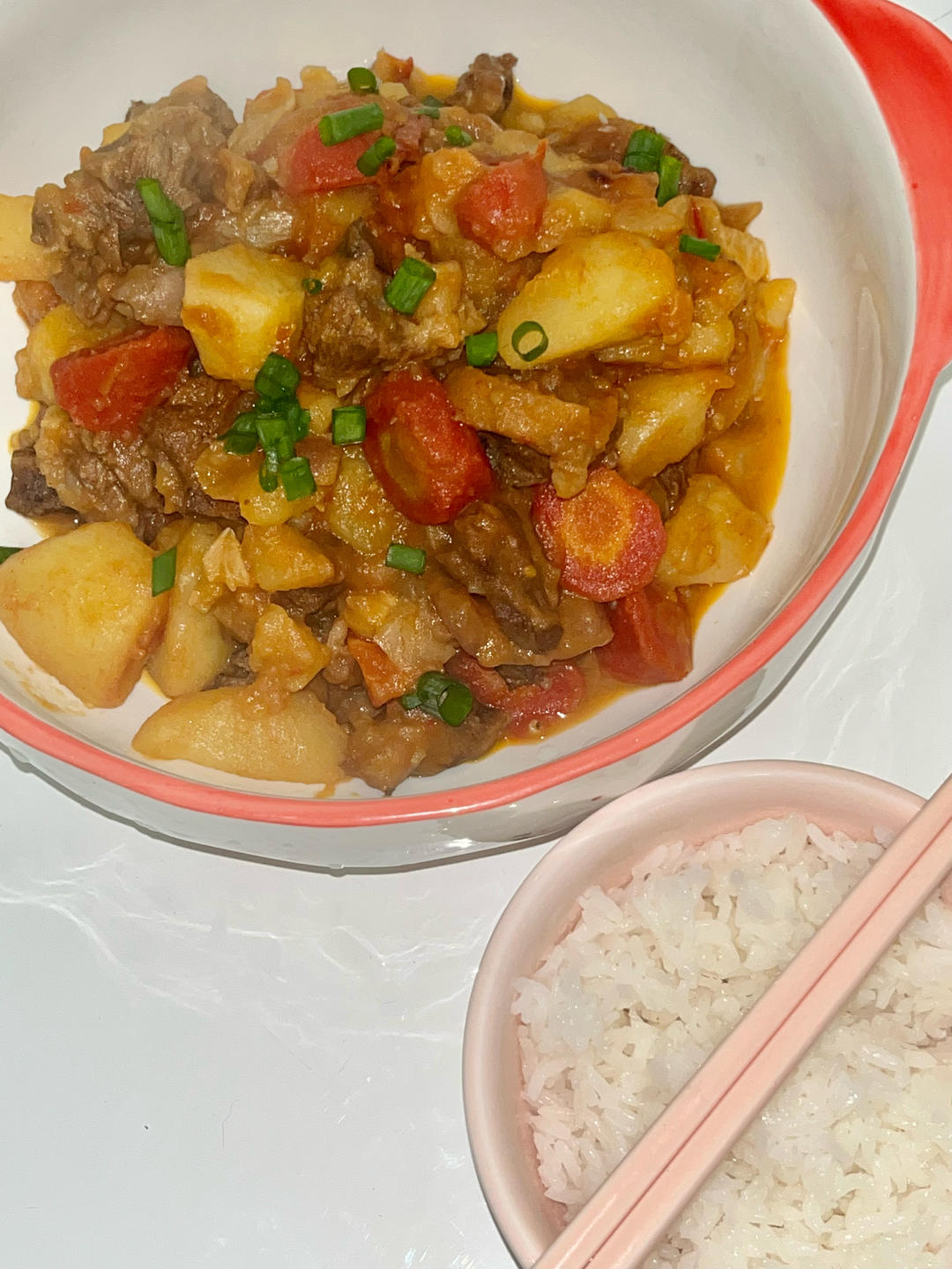 番茄土豆炖牛腩