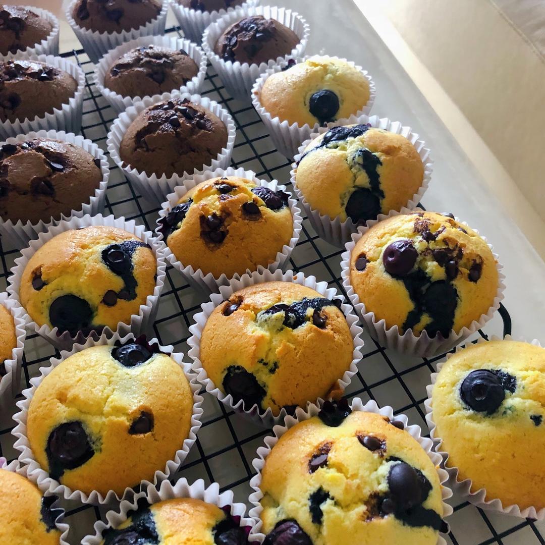 超好吃的蓝莓麦芬