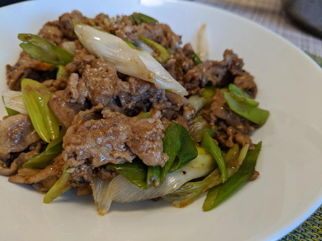 葱爆肉