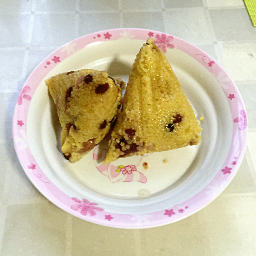 糯黄小米蜜枣粽-加各种豆