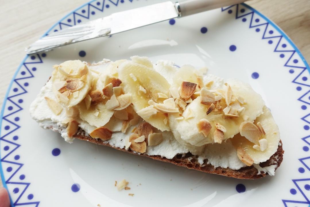 法棍开放三明治