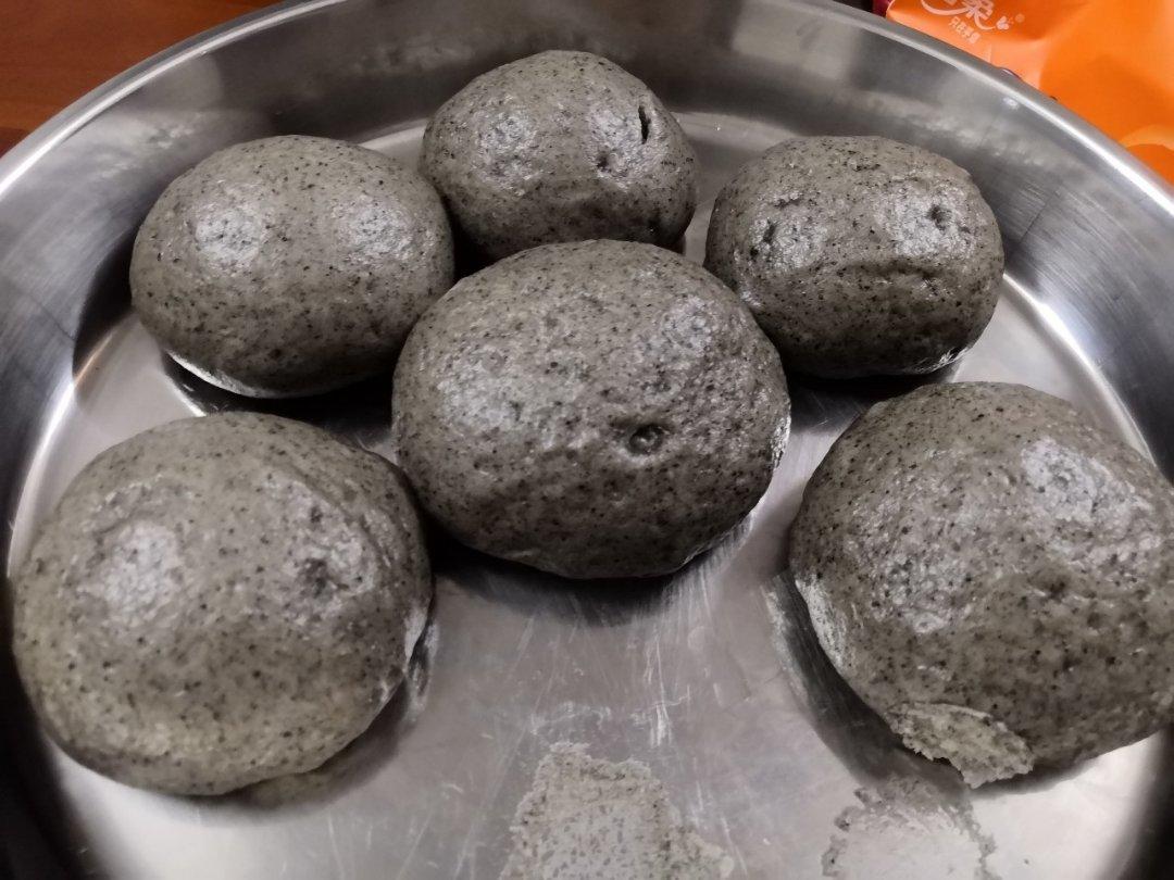 奶香黑芝麻刀切馒头