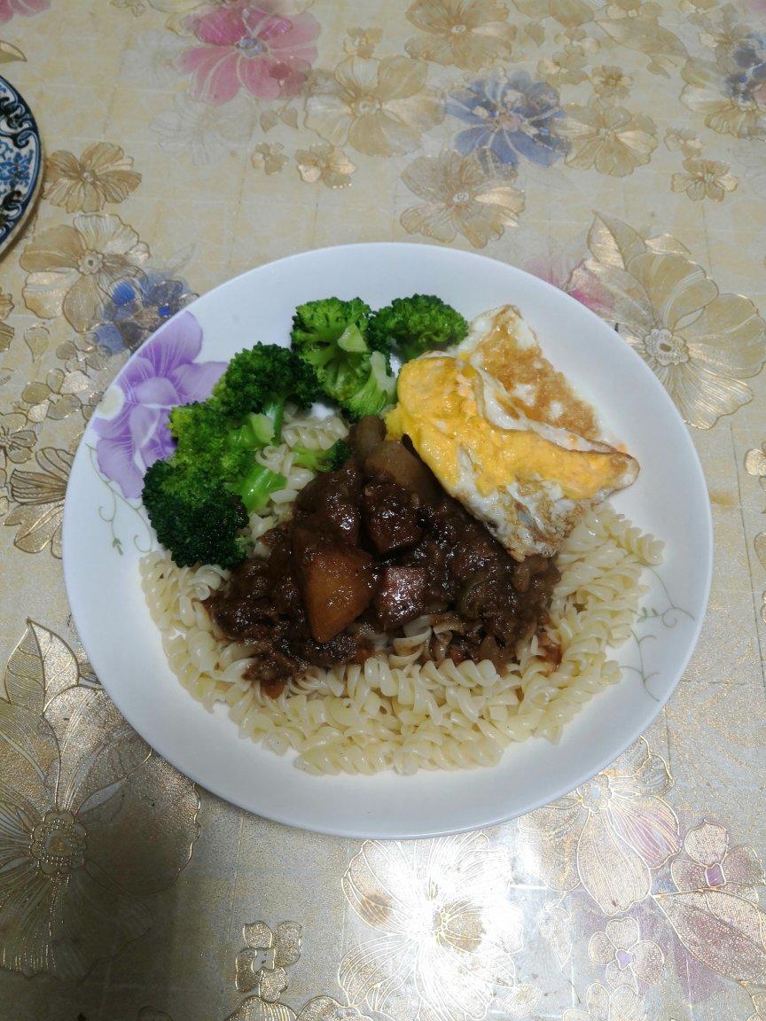 健康美味的意大利面