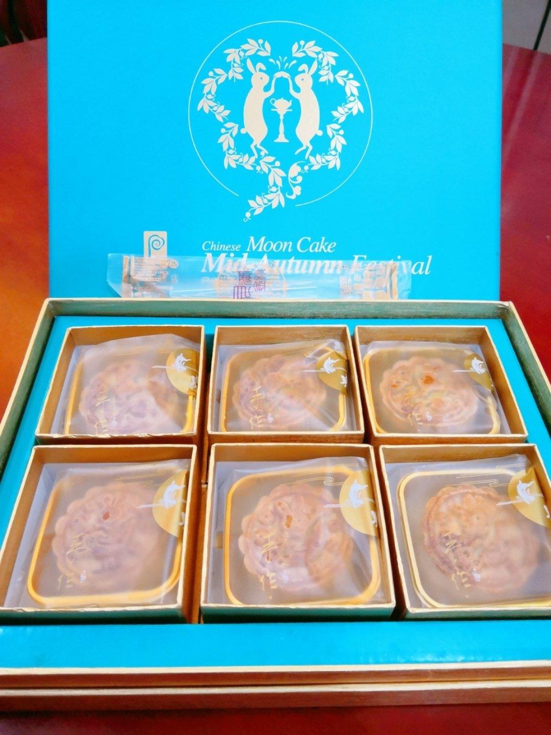 健康紫薯&奶黄月饼，隔夜回油不干裂不塌陷