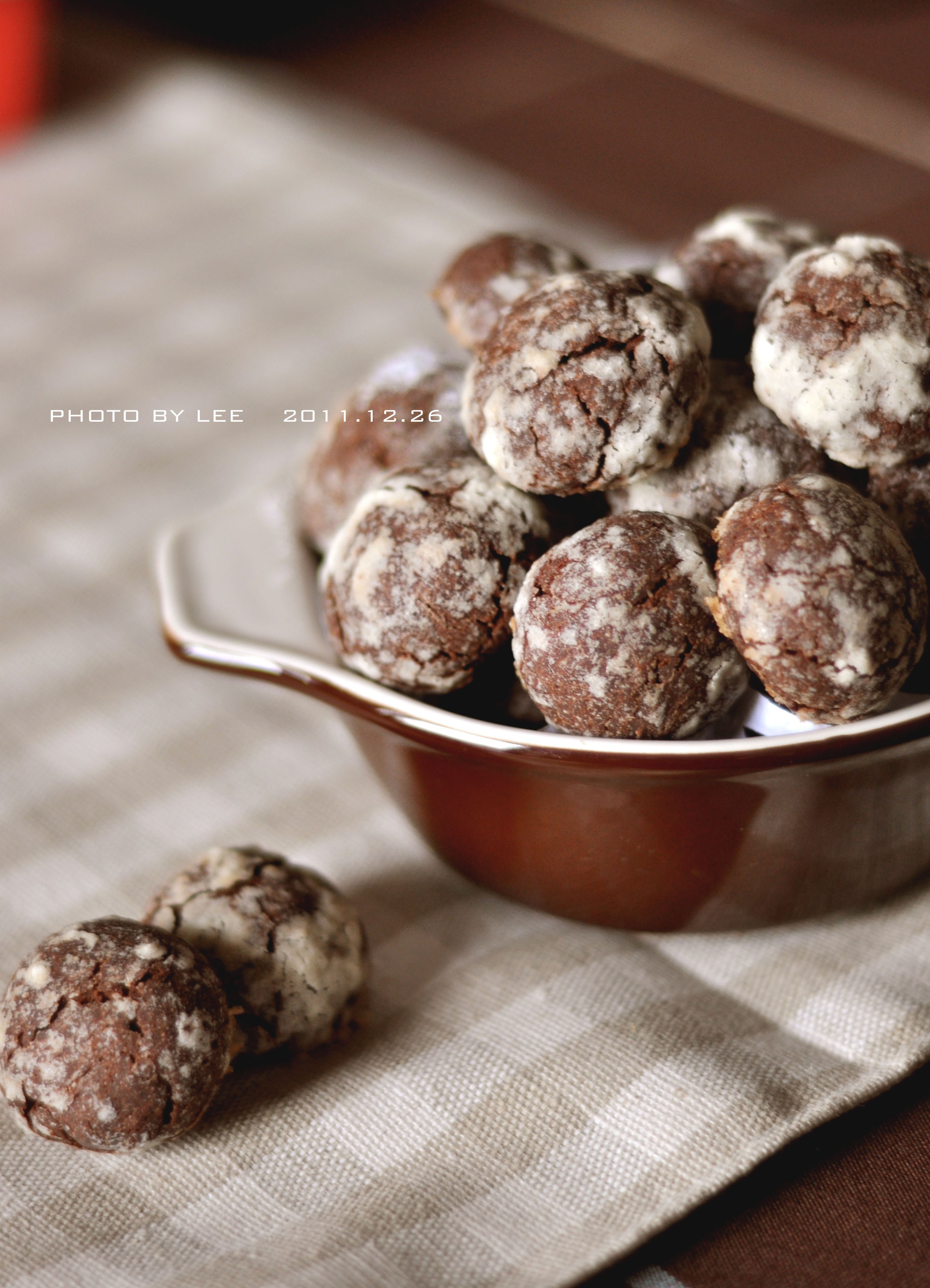 巧克力裂纹曲奇