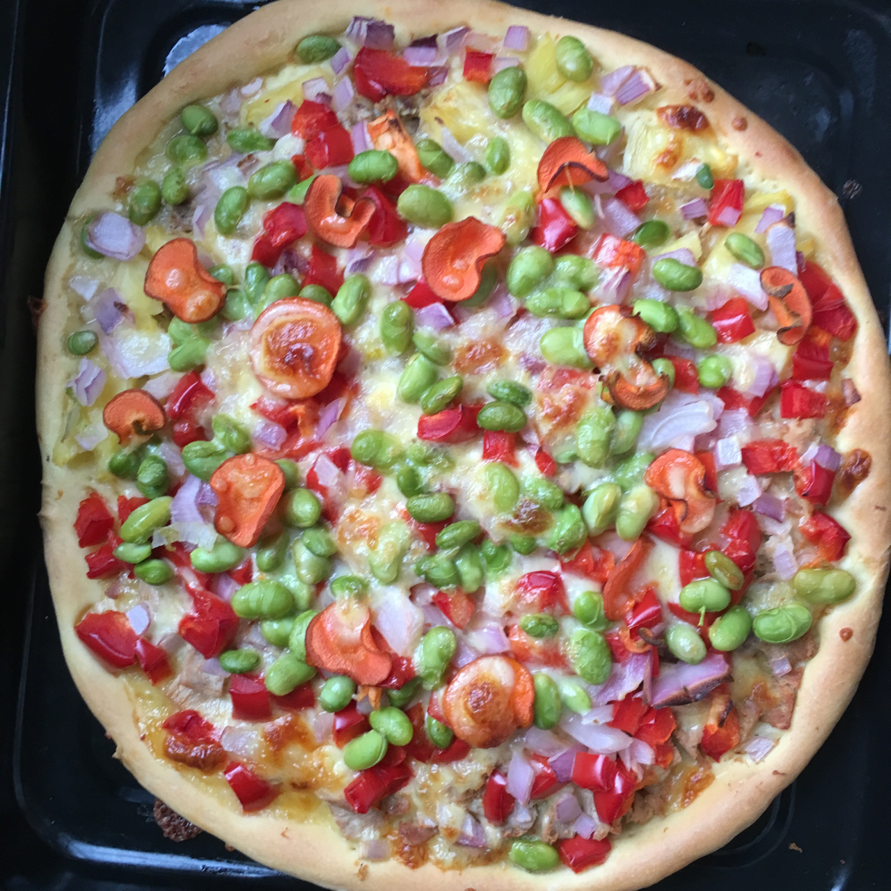 金枪鱼火腿pizza