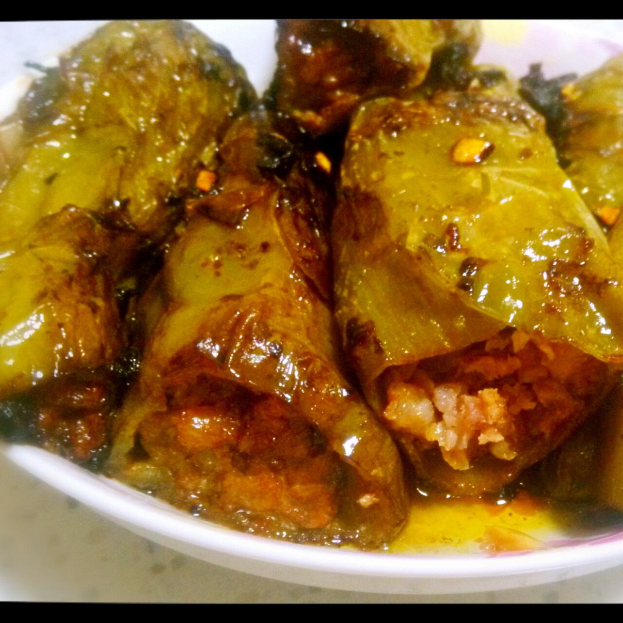 肉馅辣椒-新手下厨 stuffed Chili pepper