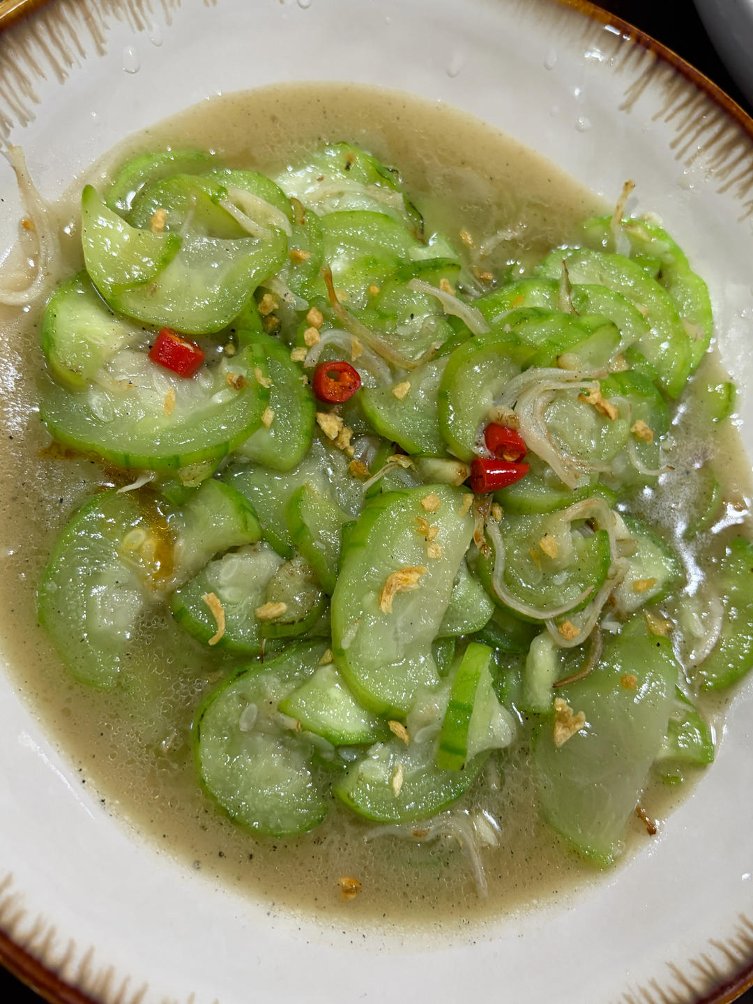 丝瓜银鱼干