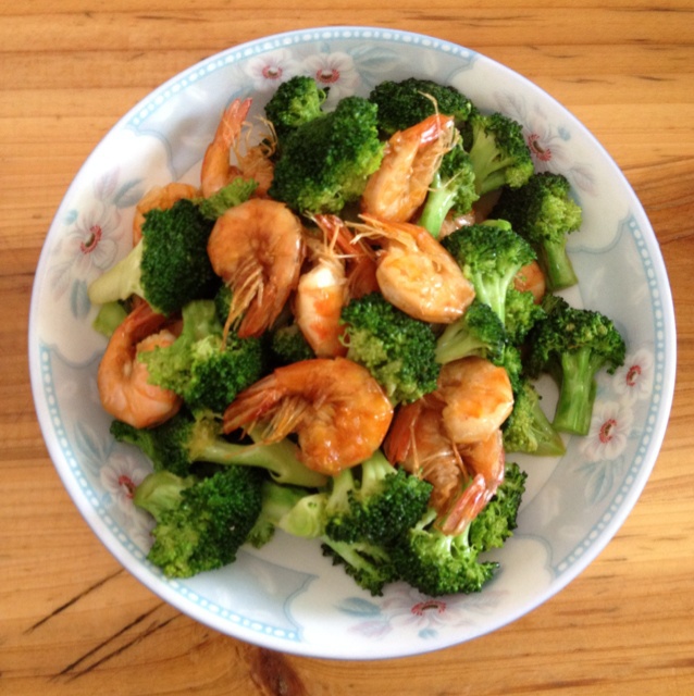 西兰花炒虾仁