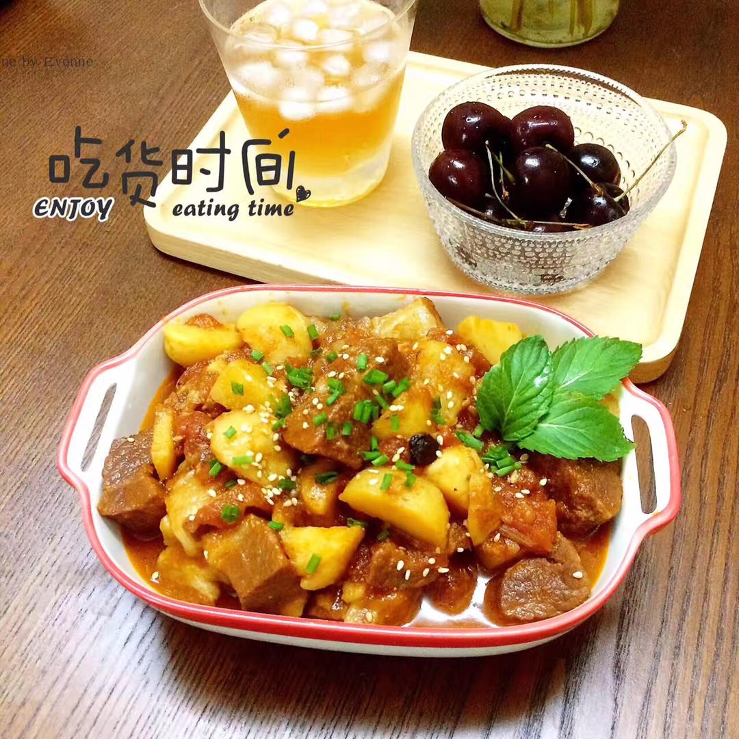 番茄土豆炖牛腩