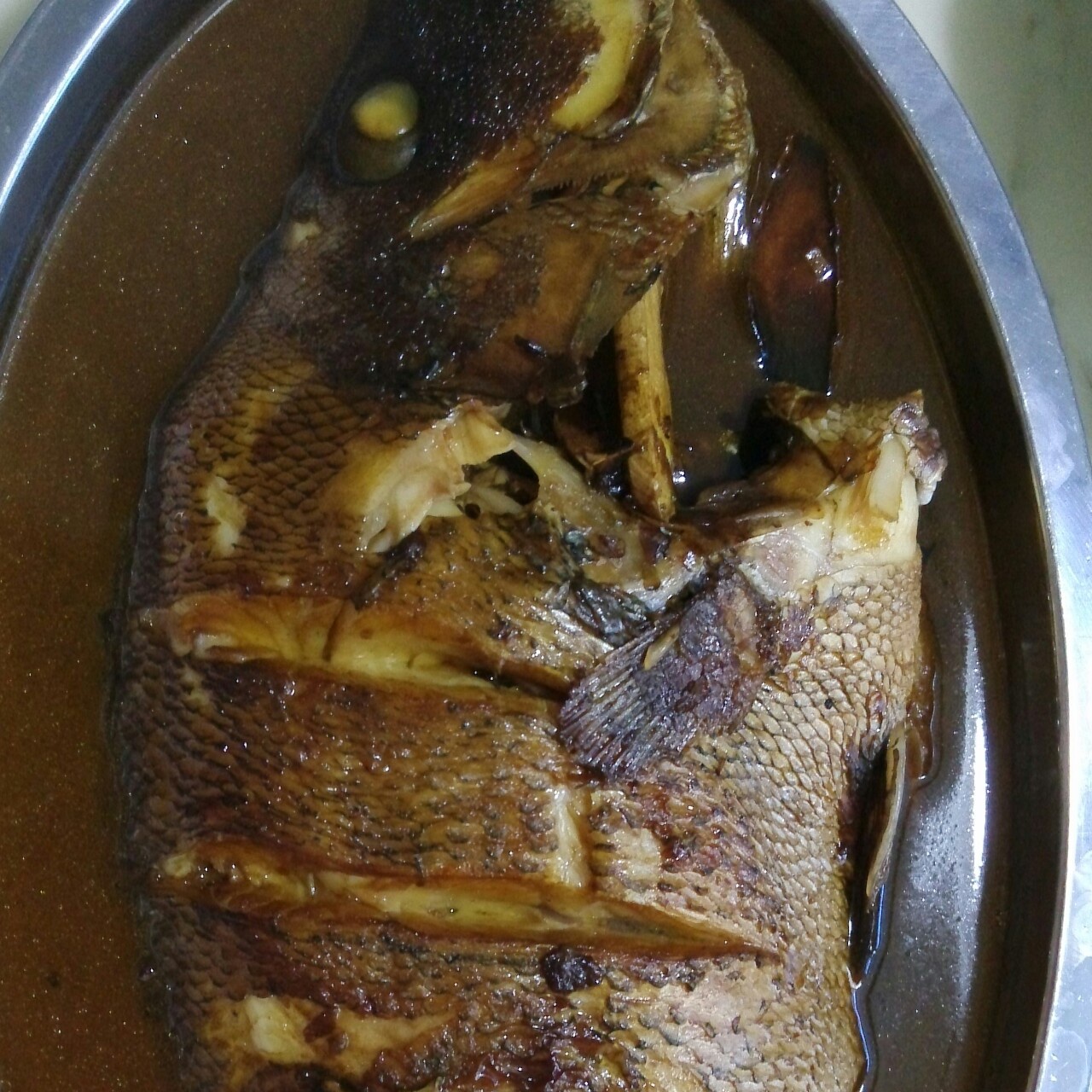 家常红烧扁鱼