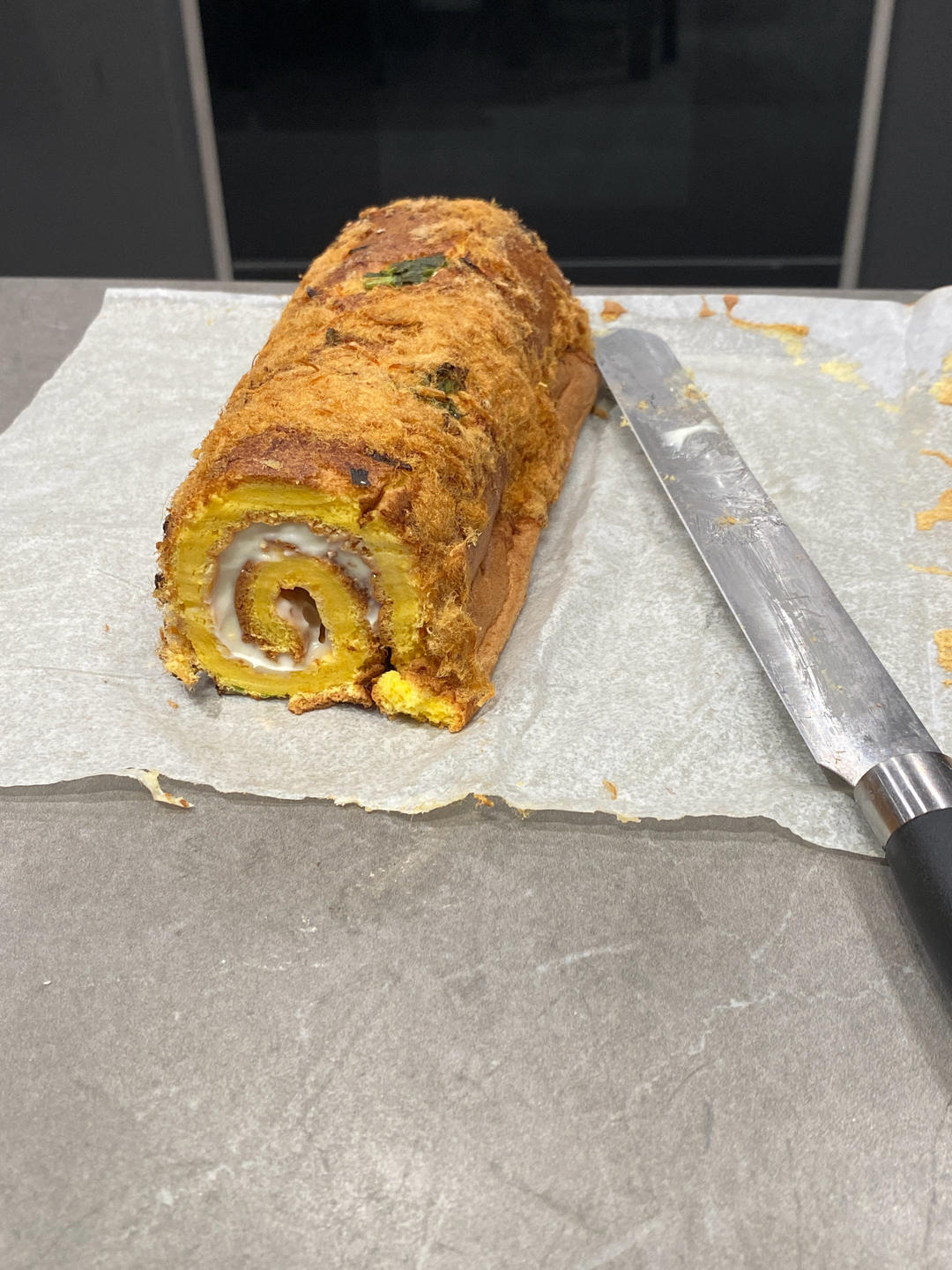 香葱肉松卷｜这是我记忆最深刻的古早味