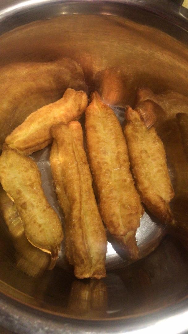 自制无泡打粉油条
