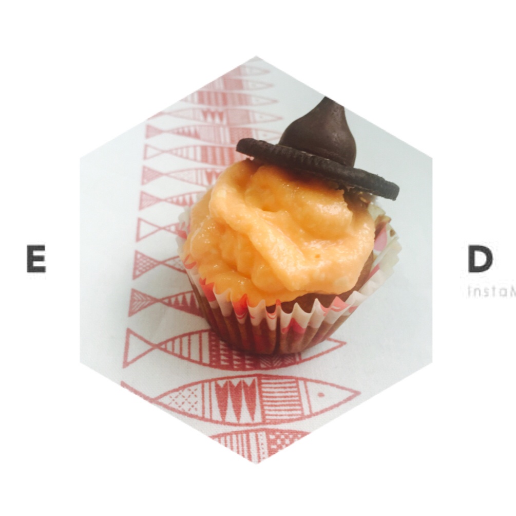 【万圣节】女巫帽子cupcake—美的T7-L382B智烤大师