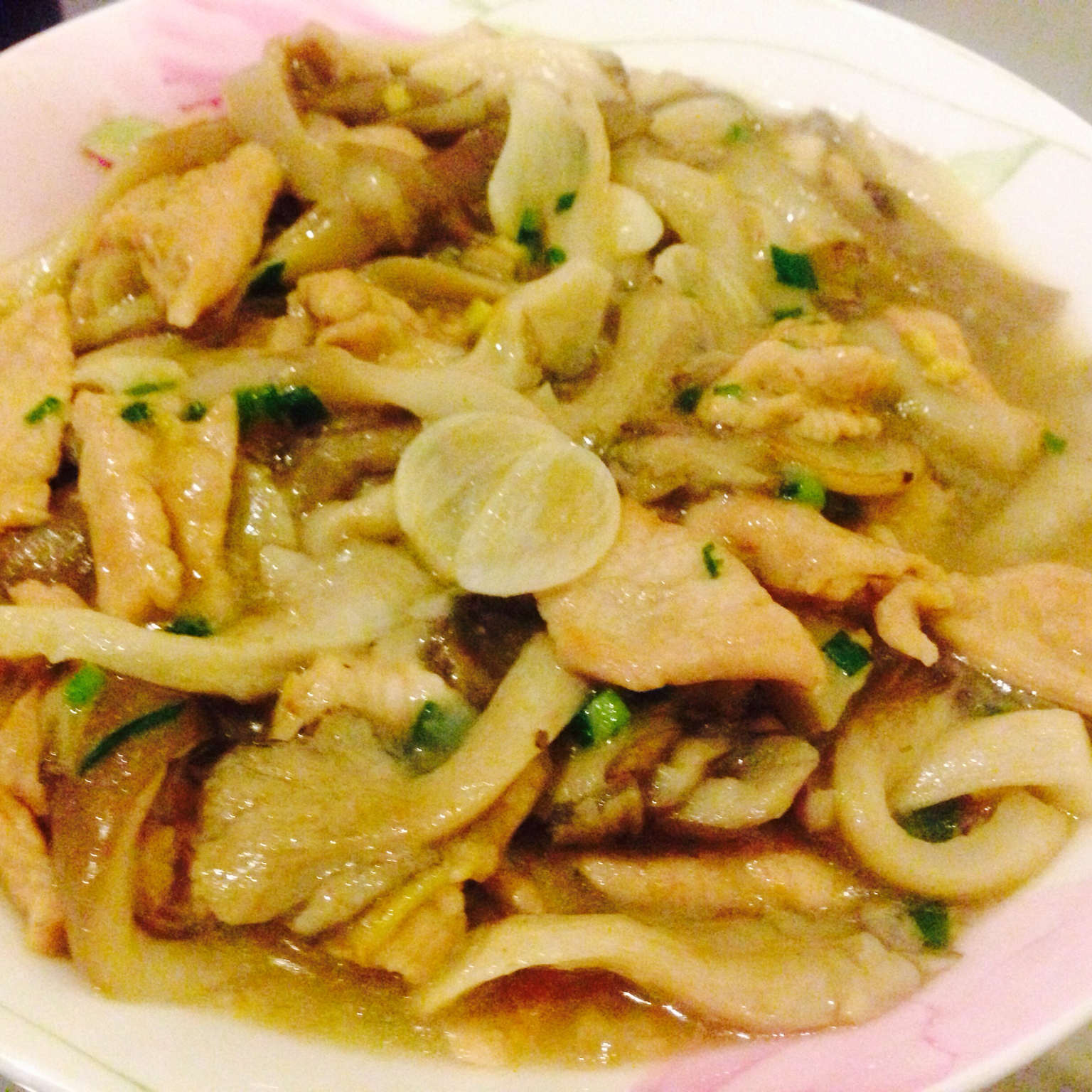 平菇肉片
