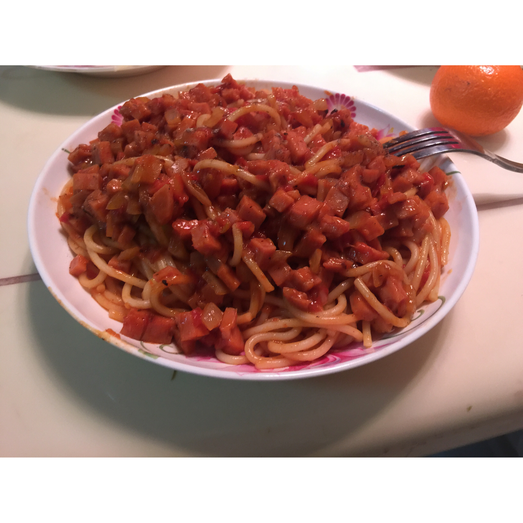 番茄肉酱意大利面