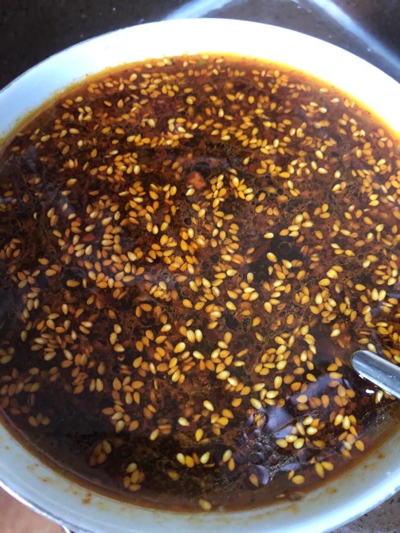 陕西美食之凉皮调料（非商用）