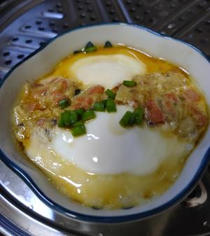 吃腻了水煮蛋，煎蛋，茶叶蛋，卤蛋，可以换换这款10分钟快手营养肉沫蒸鸡蛋的做法 步骤3