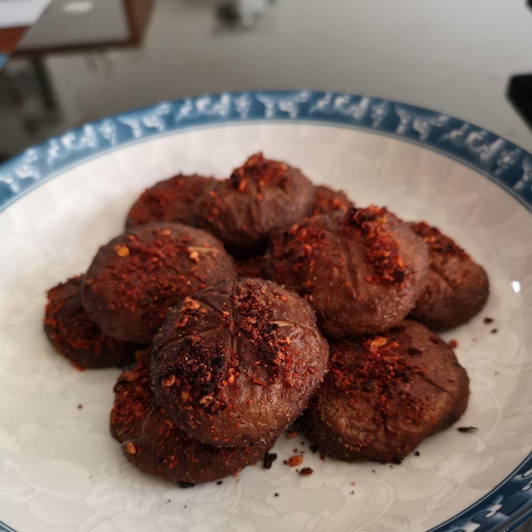 孜然烤香菇