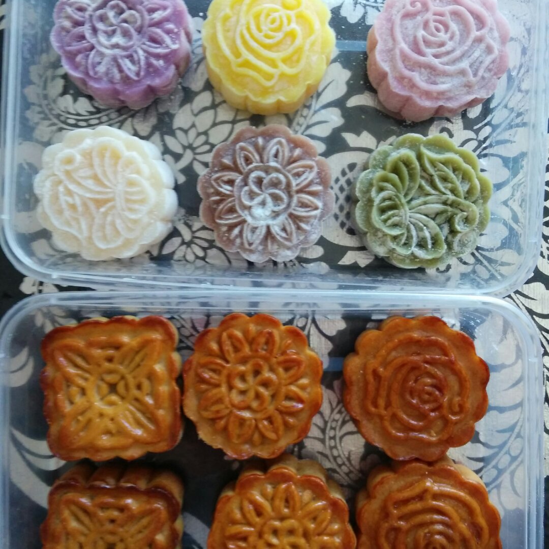 金沙奶黄月饼