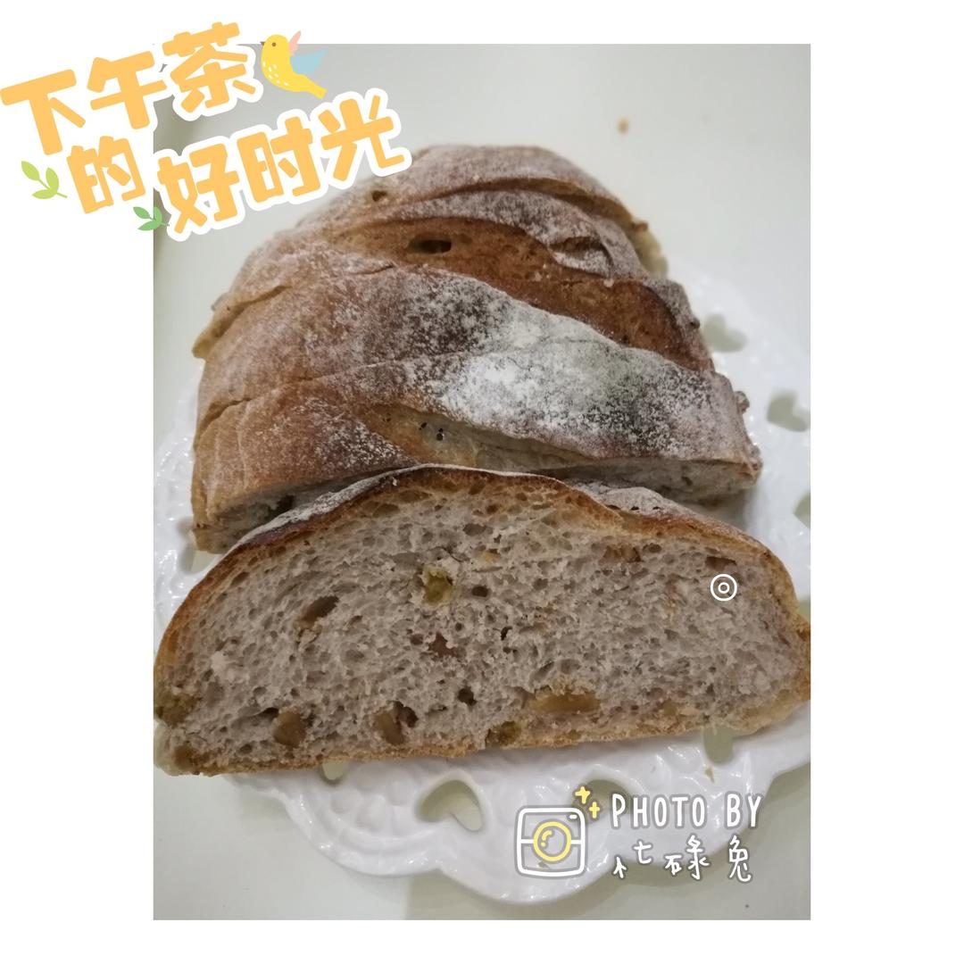 全麦核桃包～软欧包