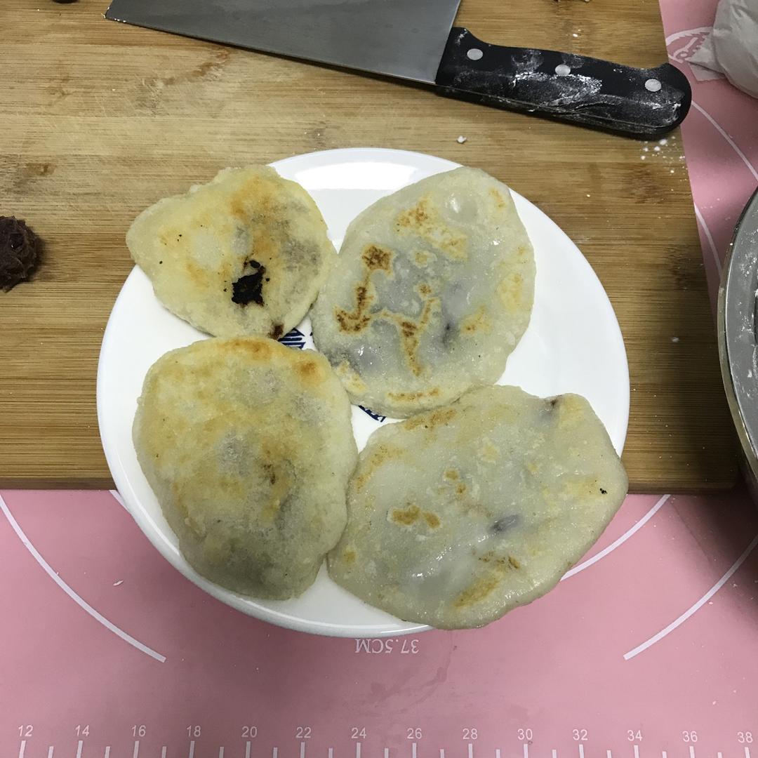 糯米红豆饼