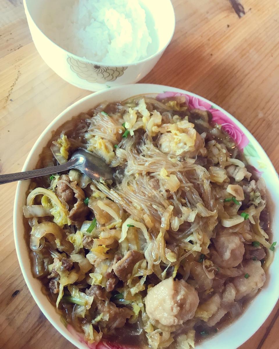 大白菜炒粉丝