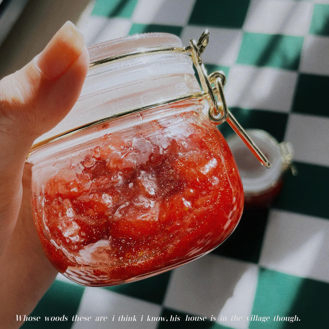 自制无添加草莓酱