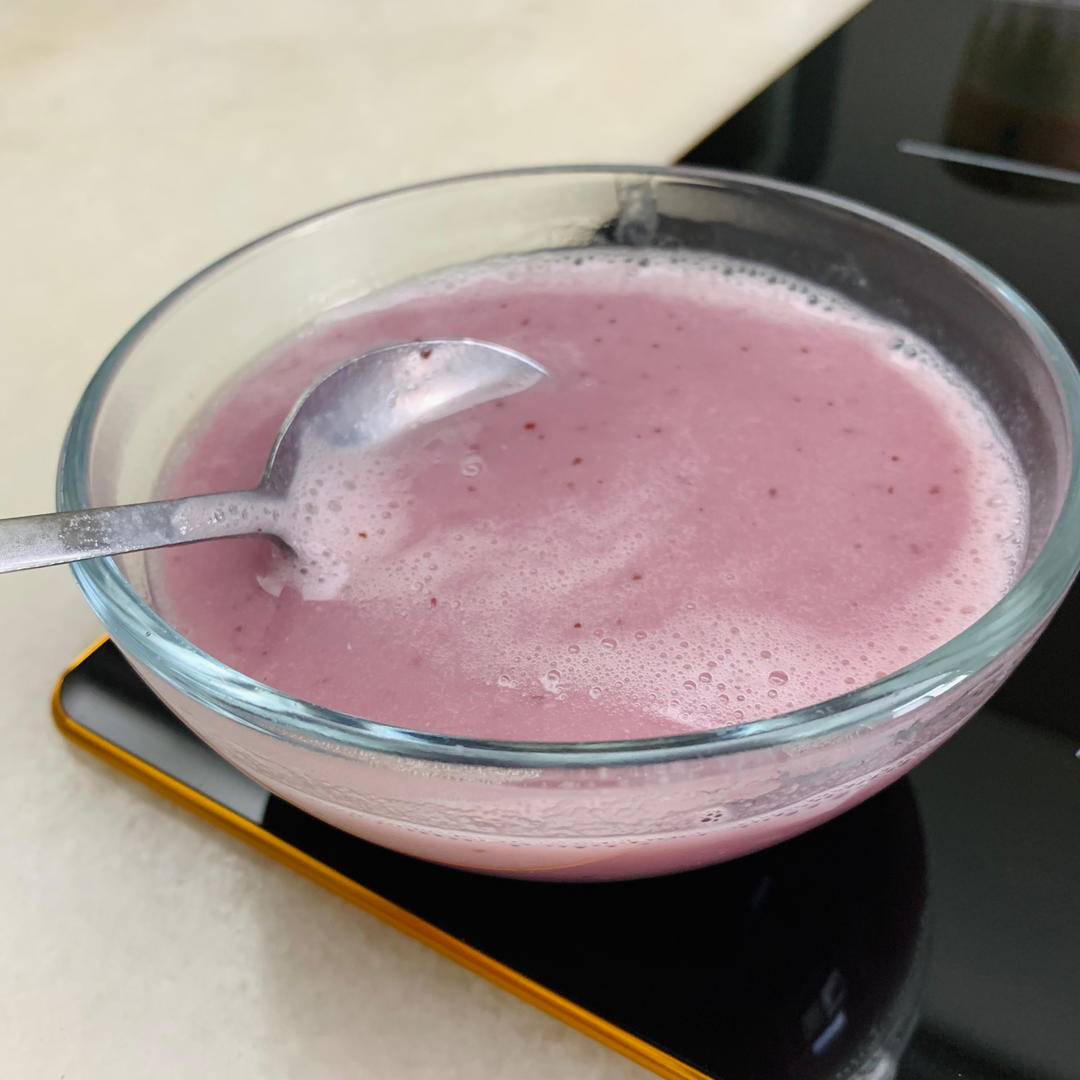 紫薯山药红枣米糊