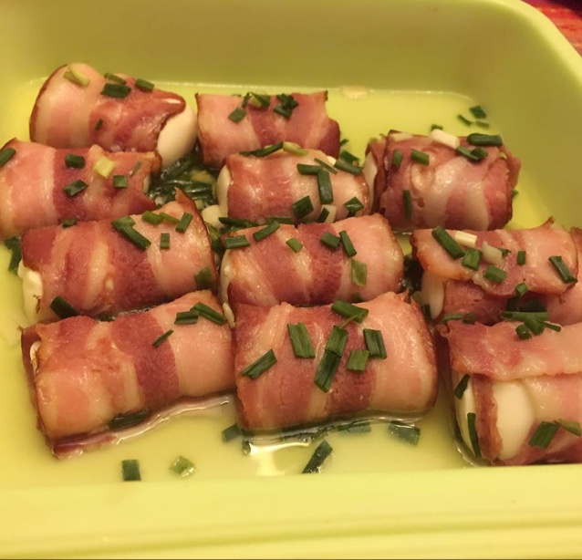 黑椒培根豆腐卷——很简单但很美味