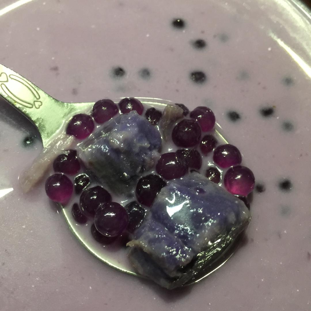 紫薯椰汁西米露