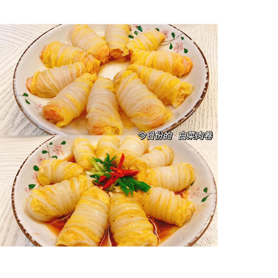 肉酿白菜卷