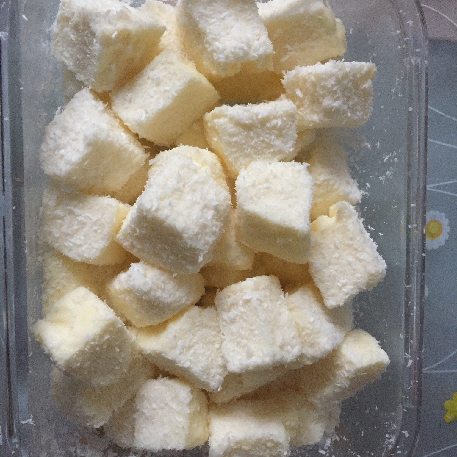 椰蓉牛奶小方