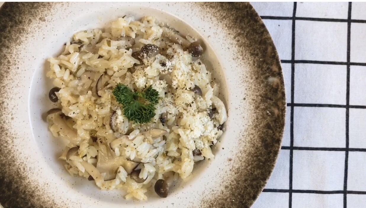 意大利风蘑菇烩饭
