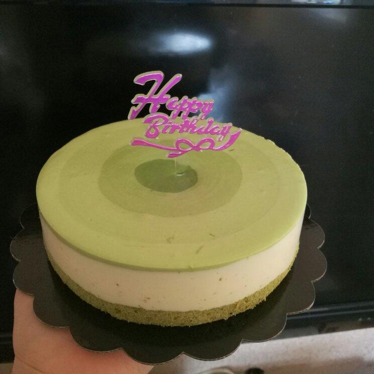 渐变抹茶慕斯蛋糕：我Amanda带着既美又作的抹茶甜点又来了！【曼食慢语】