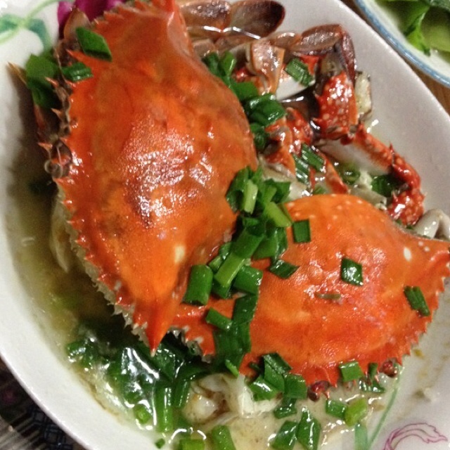 葱油蟹