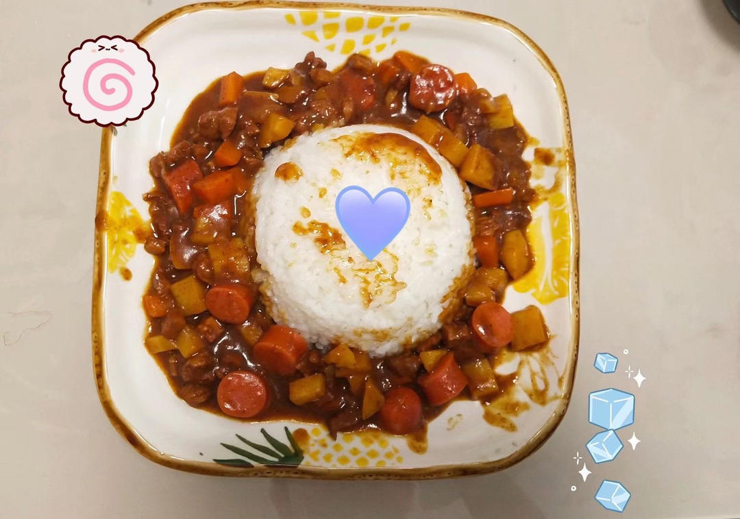 咖喱牛肉炖土豆