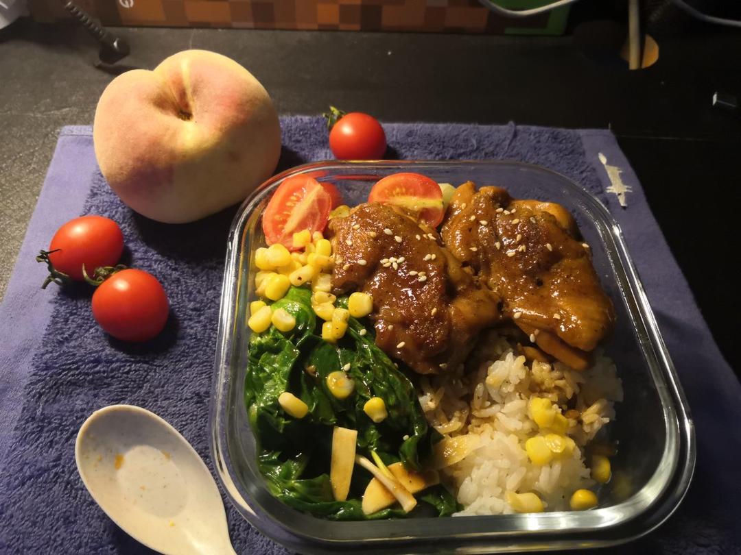 照烧鸡腿饭