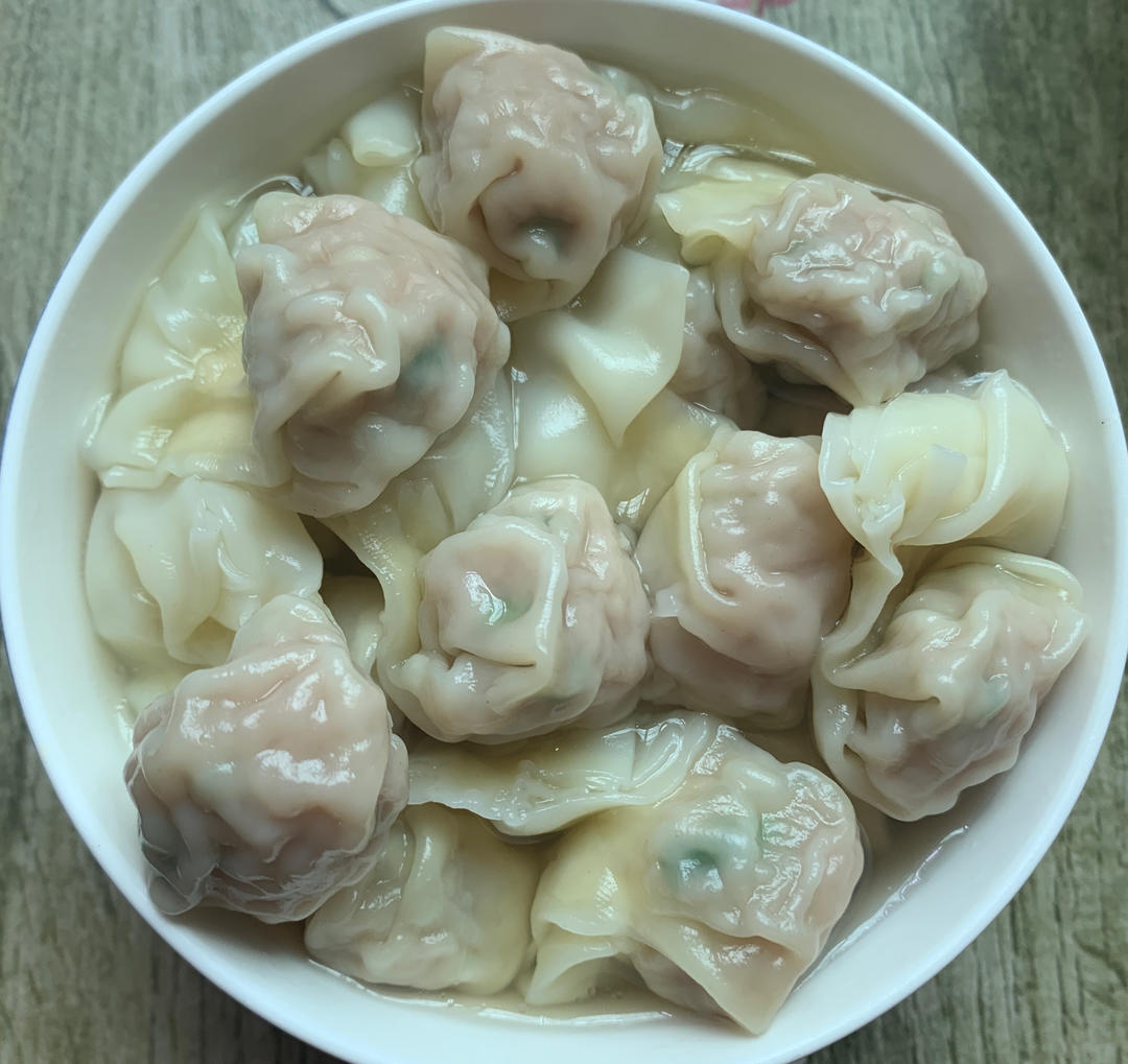 肉不柴的馄饨馅