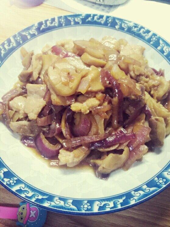 洋葱遇到杏鲍菇