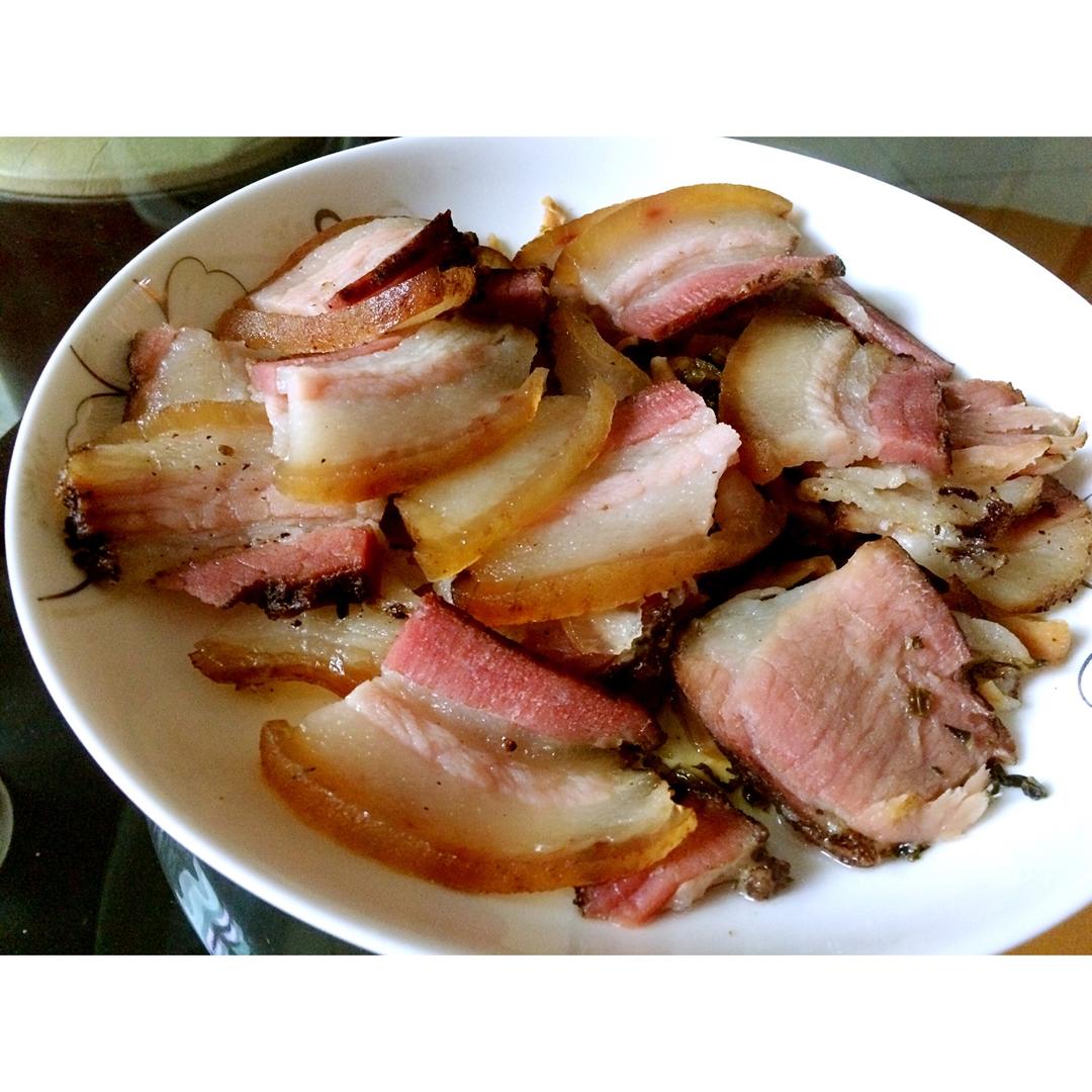 腊肉蒸菜干（妈妈的味道）