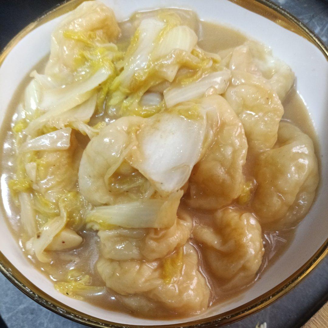 鲜滑皱纱鱼腐娃娃菜