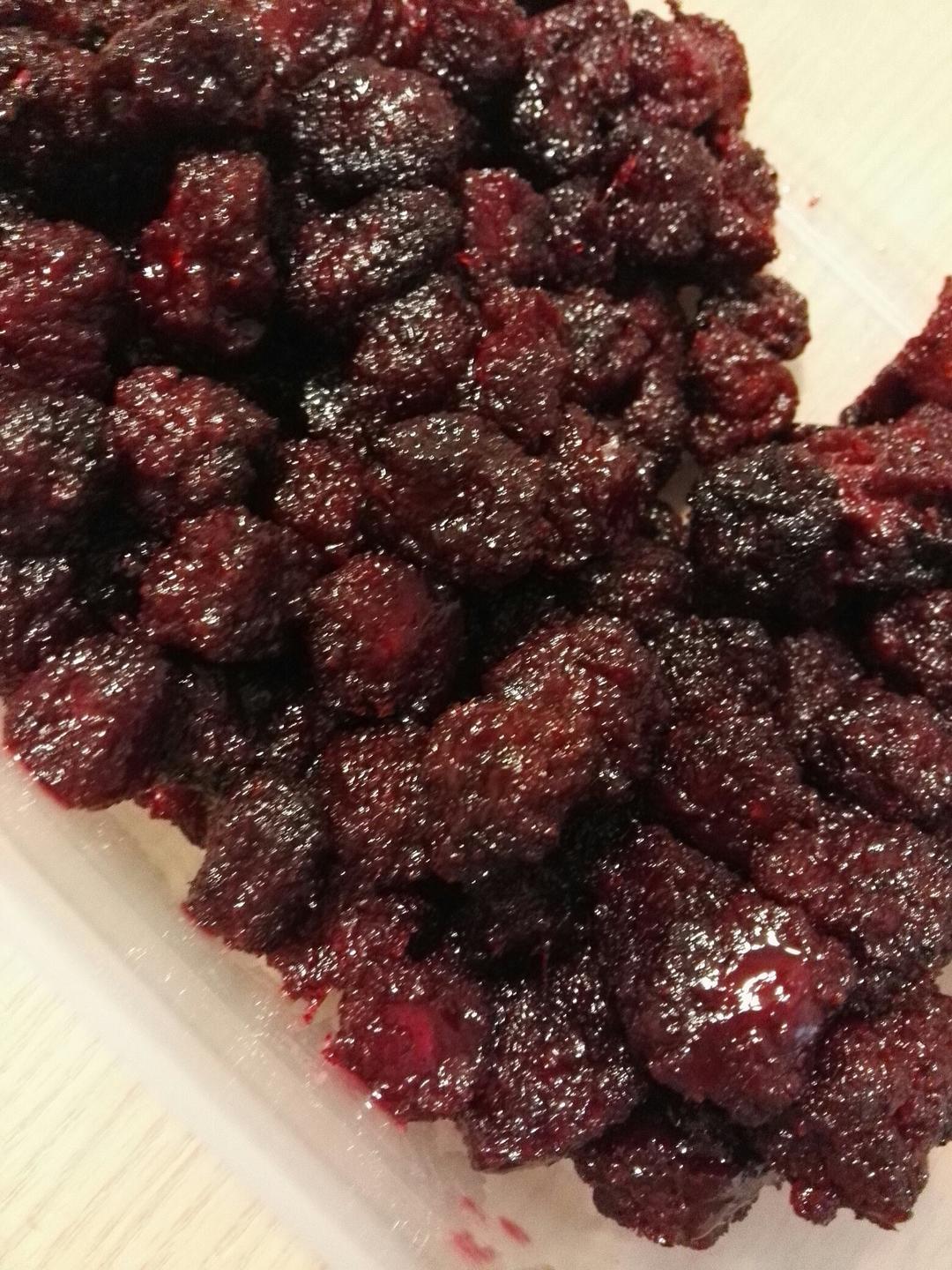 原汁原味的杨梅干