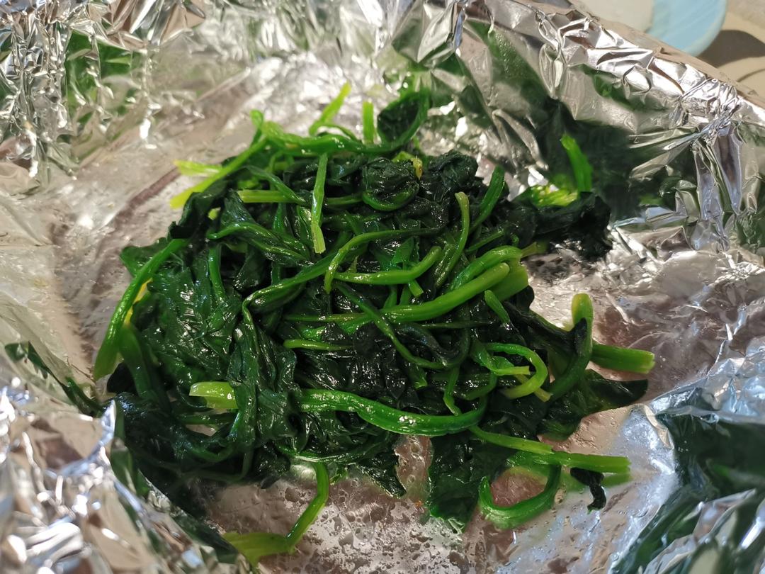 黄油烤菠菜-超级简单营养又美味